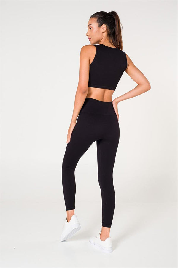 Ribbed Seamless Sports Leggings