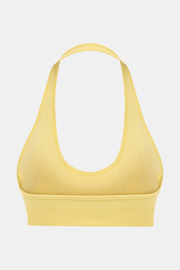 Halter Neck Seamless Sports Bra