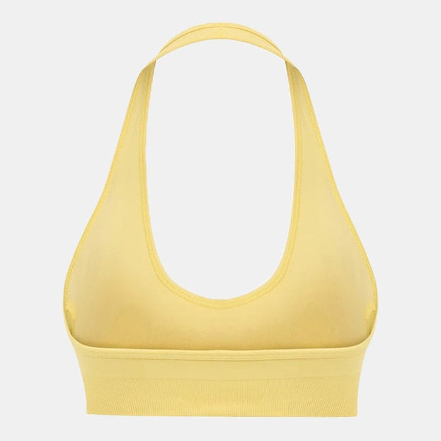 Halter Neck Seamless Sports Bra
