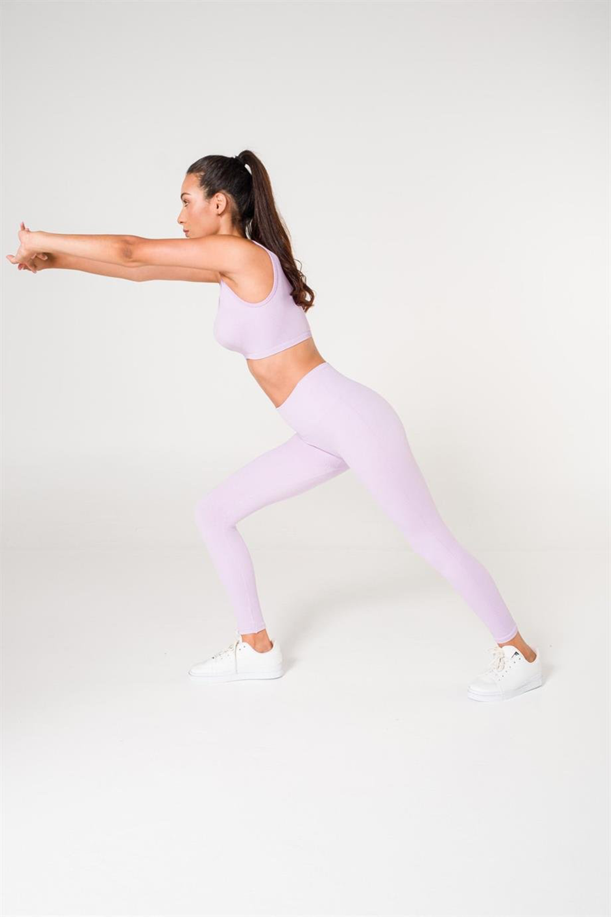 Ribbed Push Up Seamless Sports Leggings