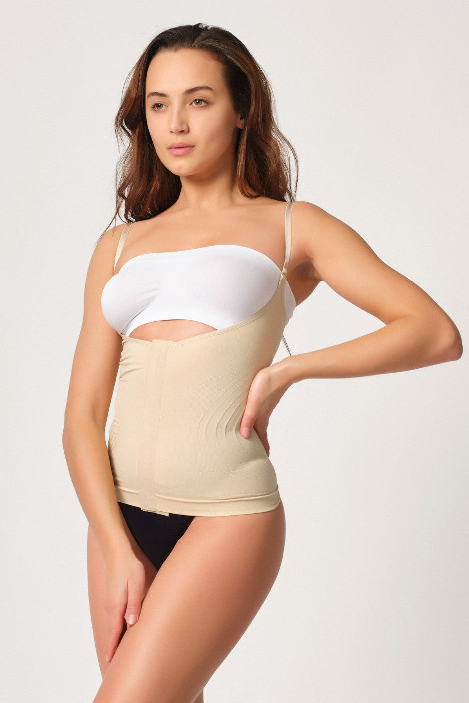 Front Hook Open Breast Tummy Shaper Singlet