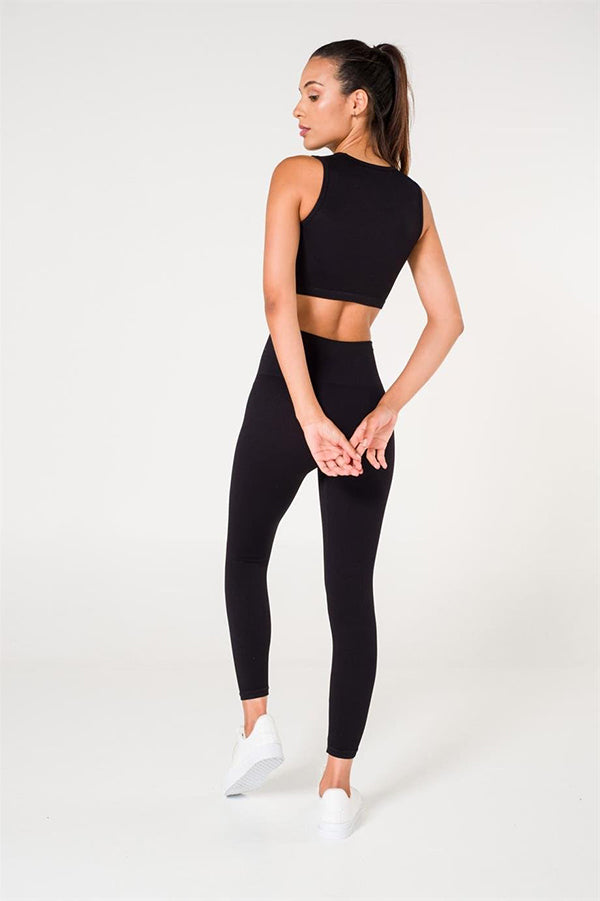 Ribbed Push Up Seamless Sports Leggings