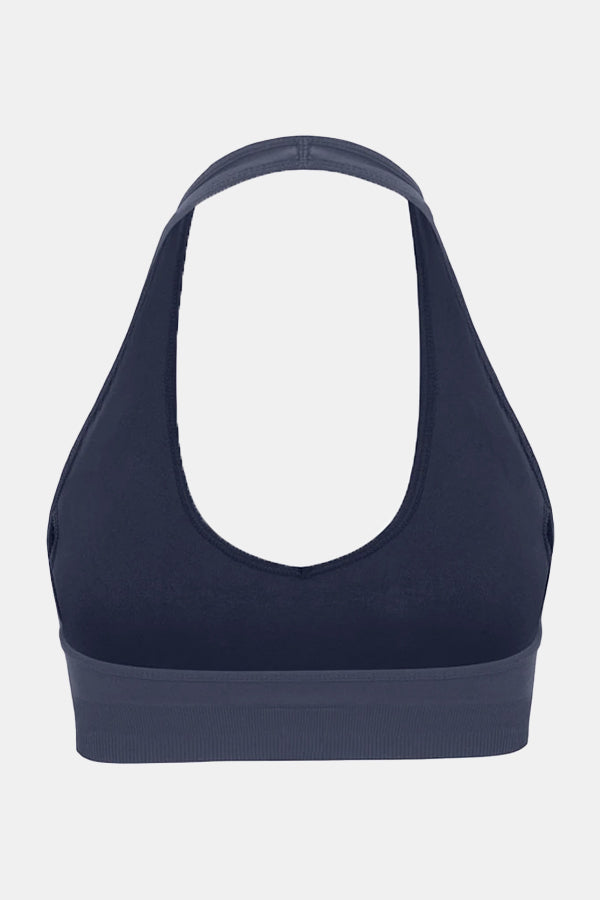 Halter Neck Seamless Sports Bra