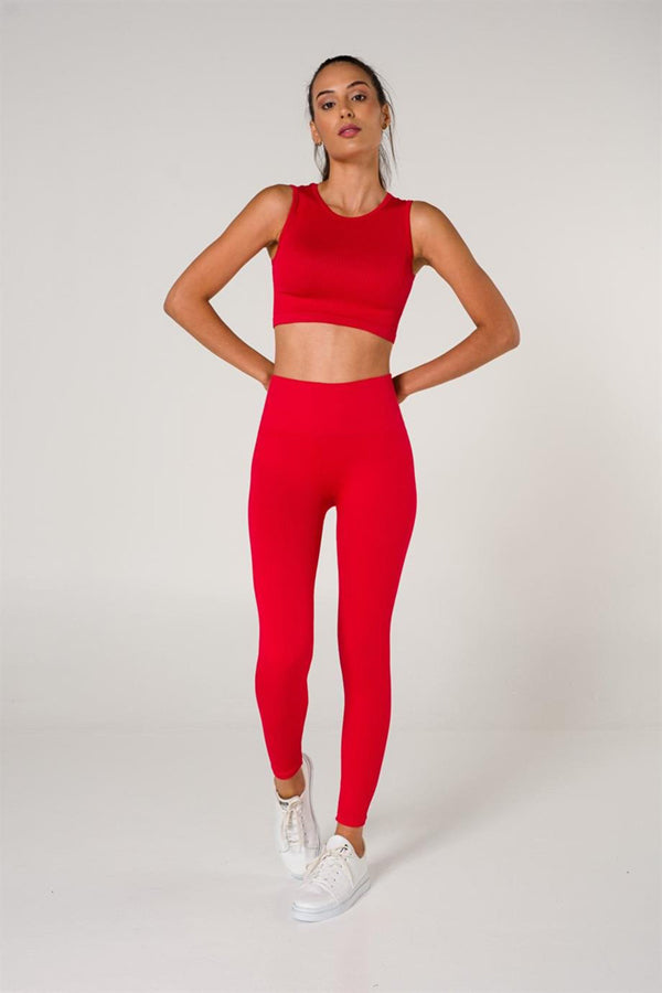 Ribbed Push Up Seamless Sports Leggings