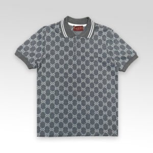 GUCCI GG Short-Sleeved Polo Shirt