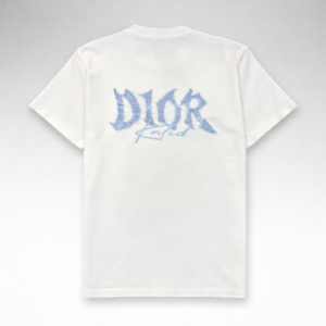 DIOR Denim Patch and Embroidered Logo T-Shirt
