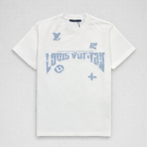 LV Denim Patch Logo T-Shirt