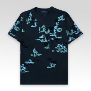 LV Flocked Logo T-Shirt